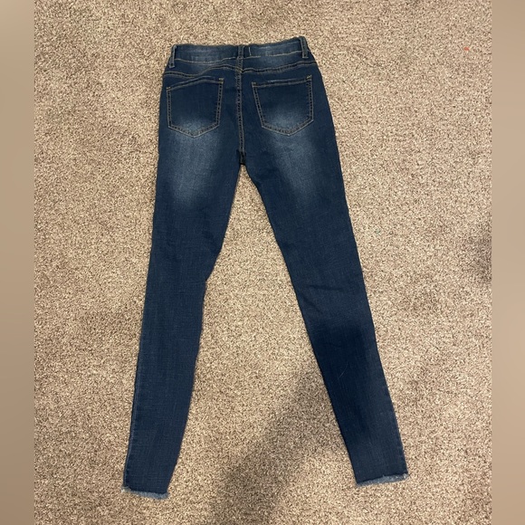 Between Us Distressed Cropped Jeans - Picture 3 of 5